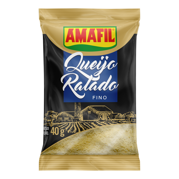 QUEIJO RALADO AMAFIL 40GR FINO