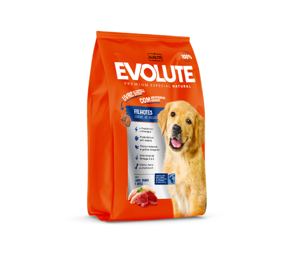 RACAO EVOLUTE PREMIUM FILHOTE 1KG