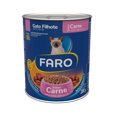 RC.GATO FARO LT.FILHOTE CARNE  280G