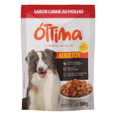 RACAO OTTIMA CAES SCH AD 100G CARNE