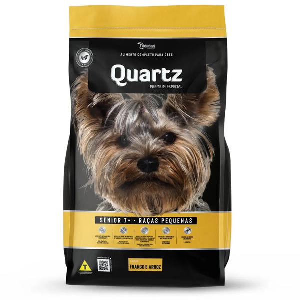 RACAO QUARTZ CAES SENIOR RACA PEQ 1KG