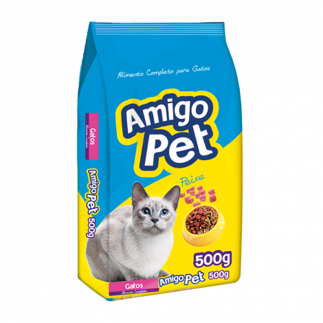 RACAO AMIGO PET GATO PEIXE 500G