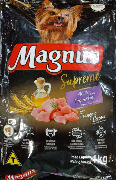 Ração para Pet Magnus Supreme Cão Porte Peq Frango e Cereais 1kg