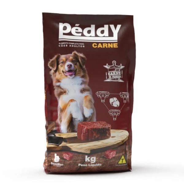 Racao Cães Adultos 15kg Carne Peddy