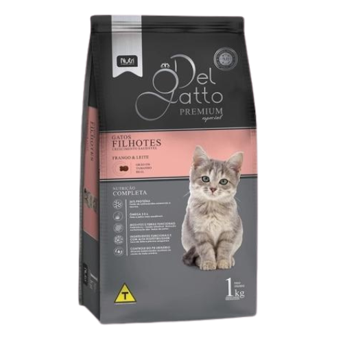 RACAO DEL GATTO PREMIUM FILHOTE ESP 1KG