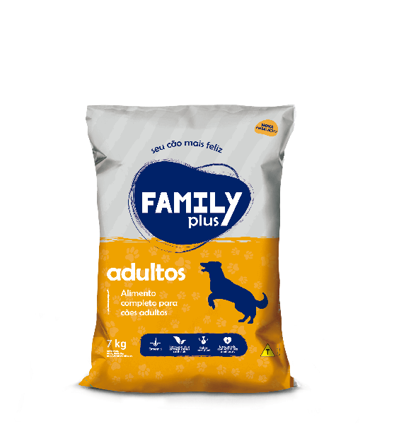 RACAO P/CAES FAMILY PLUS 7KG ADULTO