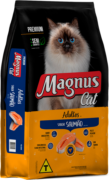 RACAO MAGNUS CAT ADULTO SALMAO 1KG
