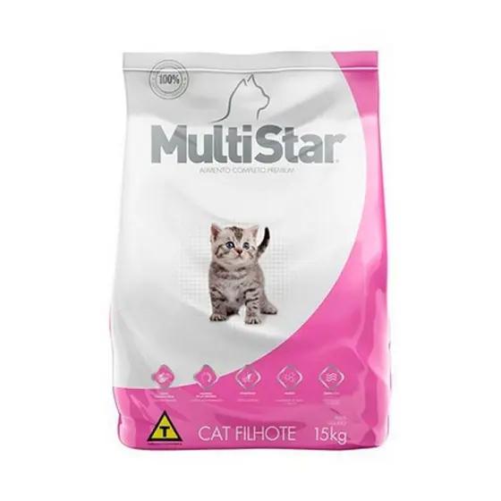 RACAO MULTI STAR GATO MIX FILHO.1KG