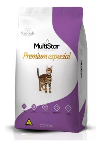 RACAO MULTI STAR GATO PEIXE ADU.1KG
