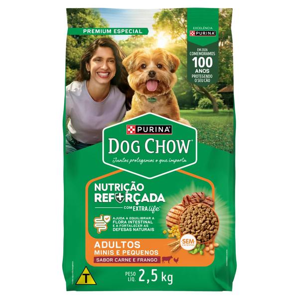 RACAO DOG CHOW ADULTO MINI PEQ EX LIFE 2