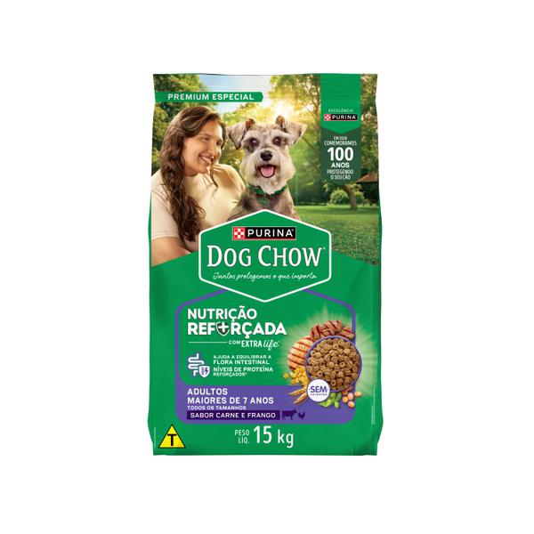 ALIMENTO PARA CÃES DOG CHOW ADULTO 7+900G