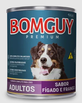 Racao Bomguy Adulto Figaodo/ Frango Lt 280gr