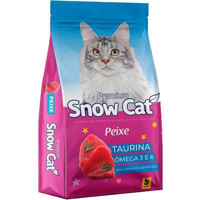 RACAO SNOW CAT NATURAL  SABORES DO MAR 1KG