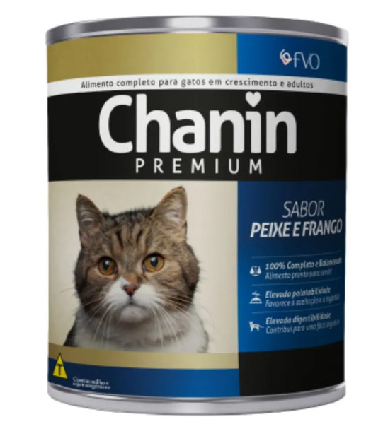 Racao Chanin Peixe Lt 280gr