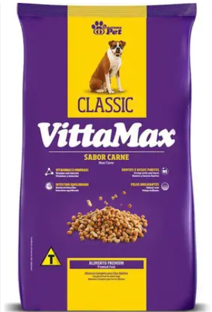 RACAO CAO CLASSIC PRO VITTAMAX 15K
