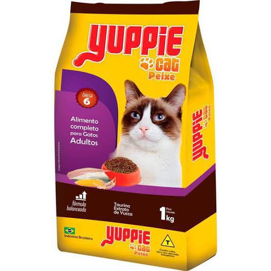 RACAO GATO YUPPIE 1KG PEIXE