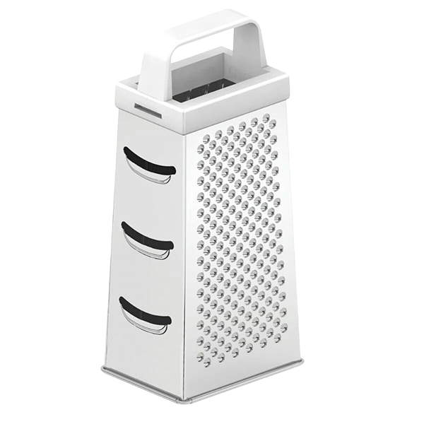 RALADOR 4 FACES INOX BRANCO