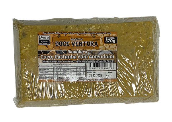 RAPADURA 370G CAST/AMEND DOCE VENTURA