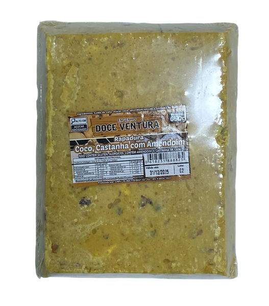 RAPADURA 650G CAST/AMEND DOCE VENTURA