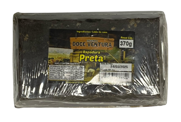 RAPADURA 370G PRETA DOCE VENTURA
