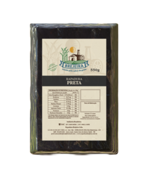 RAPADURA BREJEIRA BUCHUDA PRETA 700G