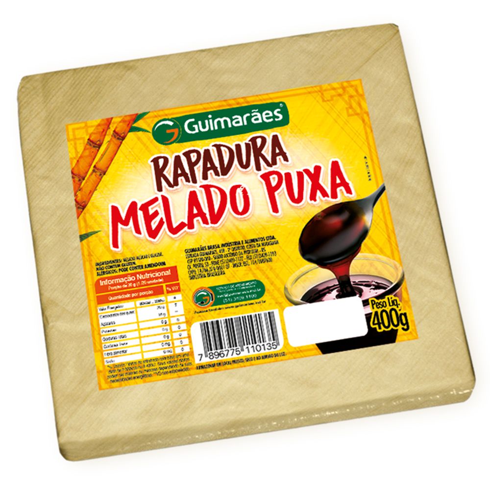 RAPADURA GUIMARAES PALHA PUXA 400G