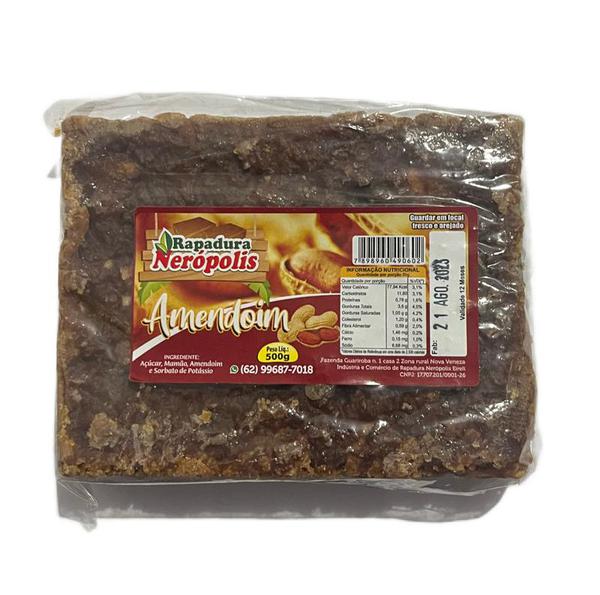 RAPADURA DE MAMAO C/ AMENDOIM 500G