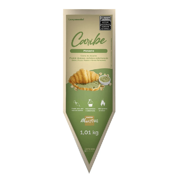 BISNAGA CARIBE PISTACHE 1,01KG MASTER MARTINI