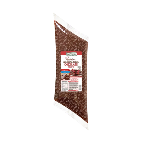 RECHEIO COBERTURA BOM PRINCÍPIO SABOR CHOCOLATE AO LEITE SC 1,01KG