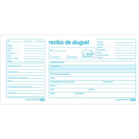RECIBO ALUGUEL C/CANHOTO 50FLS