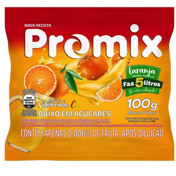 REFRE.PROMIX 100G LARANJA FAZ 5L