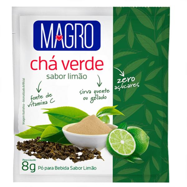 CHA MAGRO VERMELHO SABOR FRUTAS VERMELHAS 8G