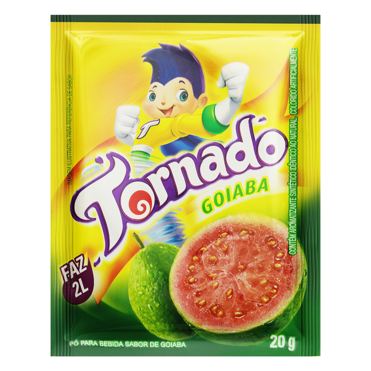 REFRESCO EM PO TORNADO GOIABA 20G