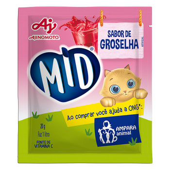 REFRESCO EM PO MID GROSELHA 20G