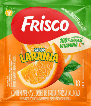 REFRESCO FRISCO LARANJA 18G