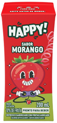REFRE HAPPY TP 200ML MORANGO