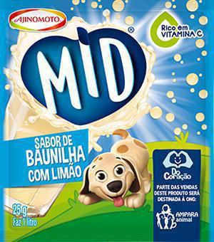 REFRESCO EM PO MID BAUNILHA COM LIMAO 25
