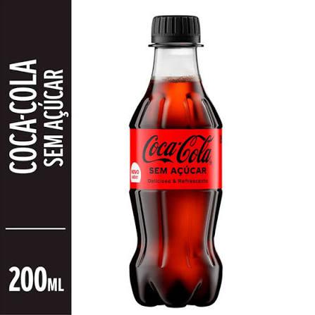 REFRI COCA COLA ZERO PET 200ML C/12