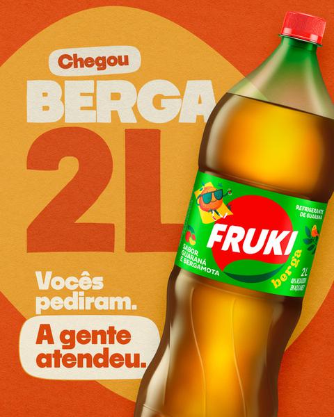 REFRI FRUKI GUARANA BERGAMOTA 2L