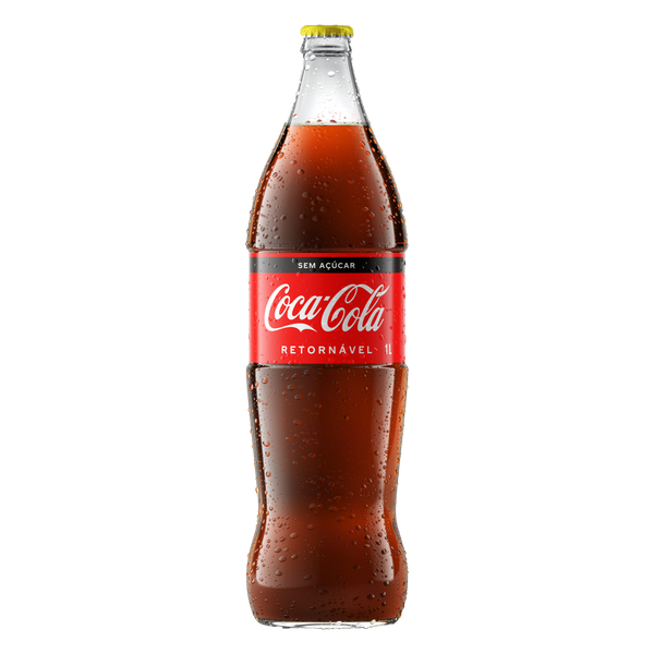 REFRIGERANTE COCA COLA SEM ACUCAR LS 1L