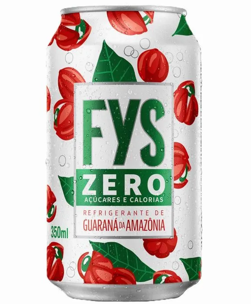 REFRIGERANTE FYS GUARANA ZERO LT 350ml