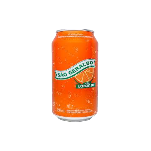 REFRIGERANTE SAO GERALDO LT 350ML LARANJA