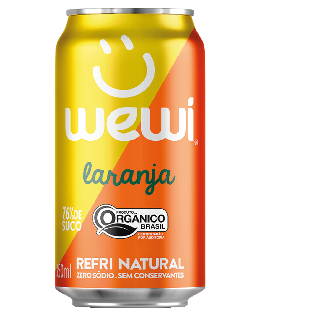 REFRIGERANTE WEWI LARANJA ORGANICO 350ML