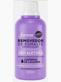 REMOVEDOR FARMAX 100ML LAVANDA S/ACETONA