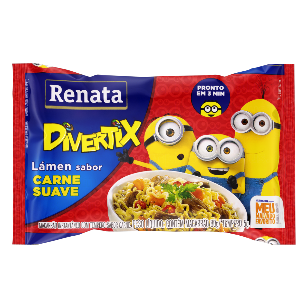 MACARRAO RENATA INSTANT CARNE SUAVE 85G