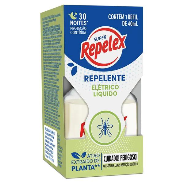 REPELENTE REPELEX 40ML ELETRICO 30 NOITE