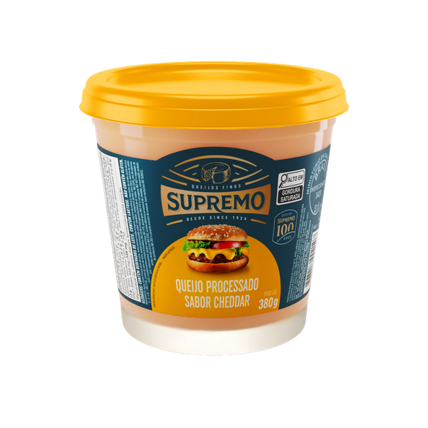 Requeijão Mix Cremoso Cheddar Supremo 380g