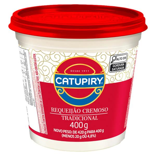 Requeijão Cremoso Catupiry Pote 400g Tradicional