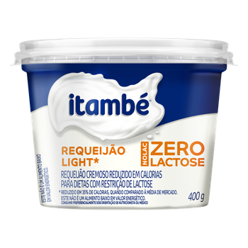 REQUEIJAO ITAMBE NOLAC ZERO LACTOSE 400G