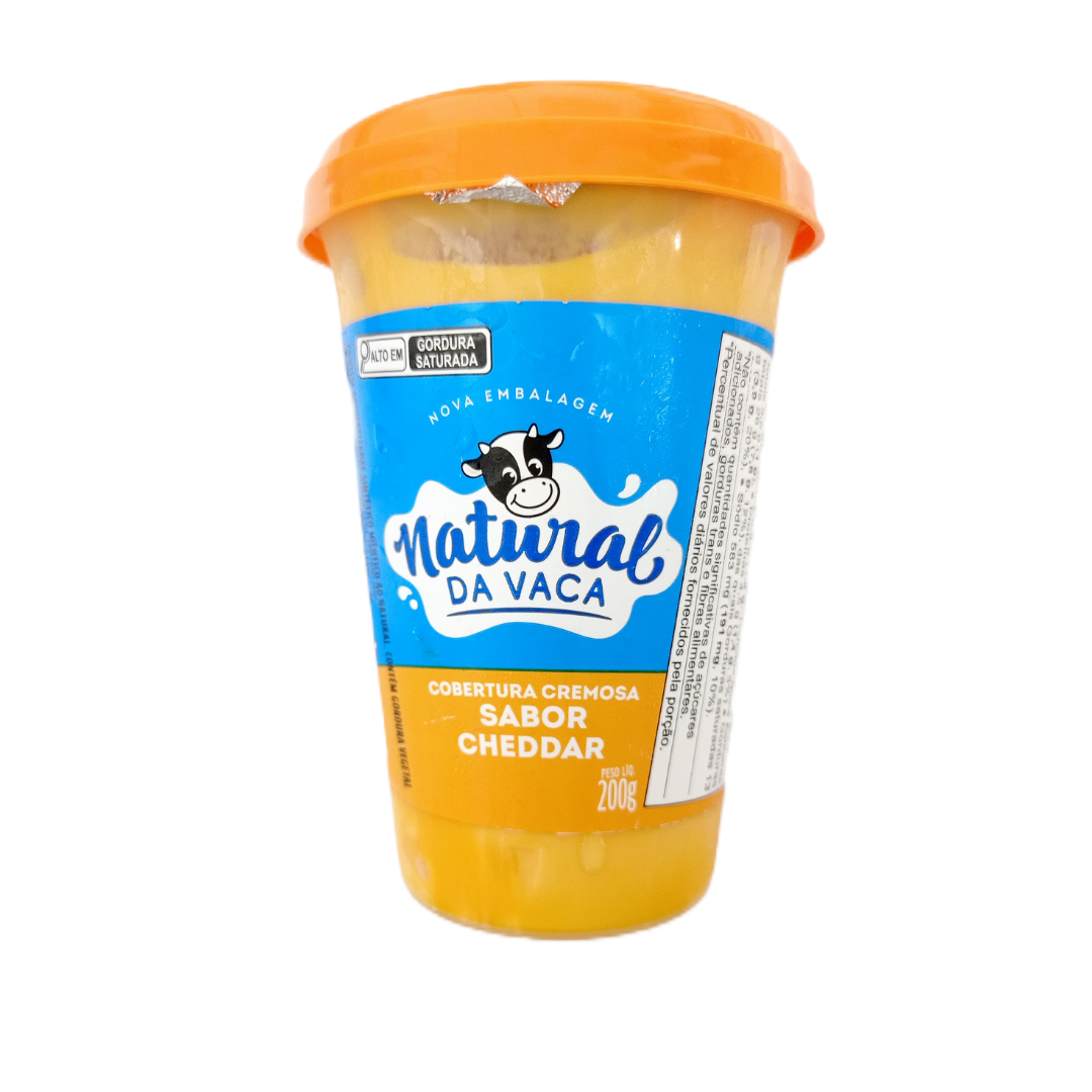 REQUEIJAO CREM NATURAL DA VACA CHEDDAR 200G